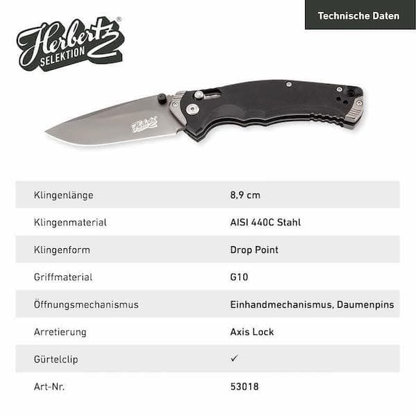 Herbertz Einhandmesser 1 bei Survivalfreunde.de