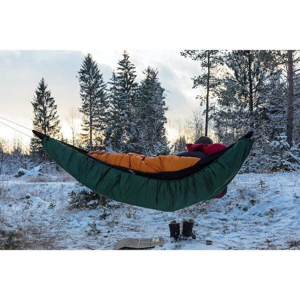 Amazonas Underquilt im Winter bei Survivalfreunde.de
