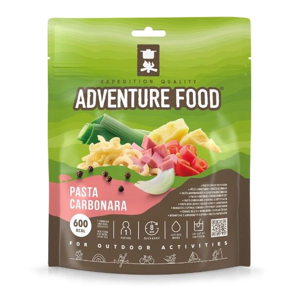 Adventure Food Pasta Carbonara 18-Pack Verpackung Frontansicht