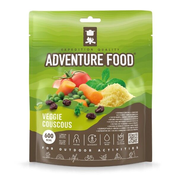 Adventure Food Veggie Couscous 18-Pack Verpackung Frontansicht