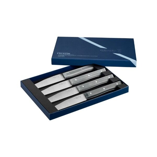 Opinel FACETTE Tafelmesser schiefer Ansicht 3 bei Survivalfreunde.de