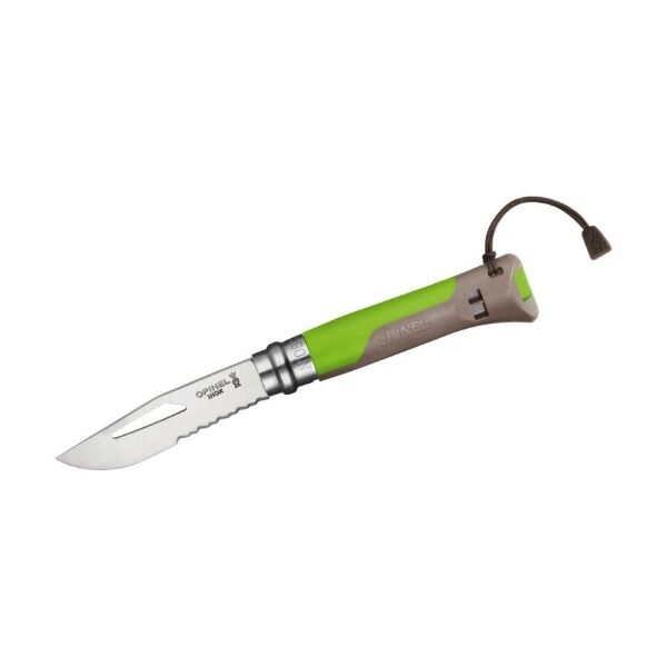 Opinel No 08 OUTDOOR Klappmesser, grün bei Survivalfreunde.de