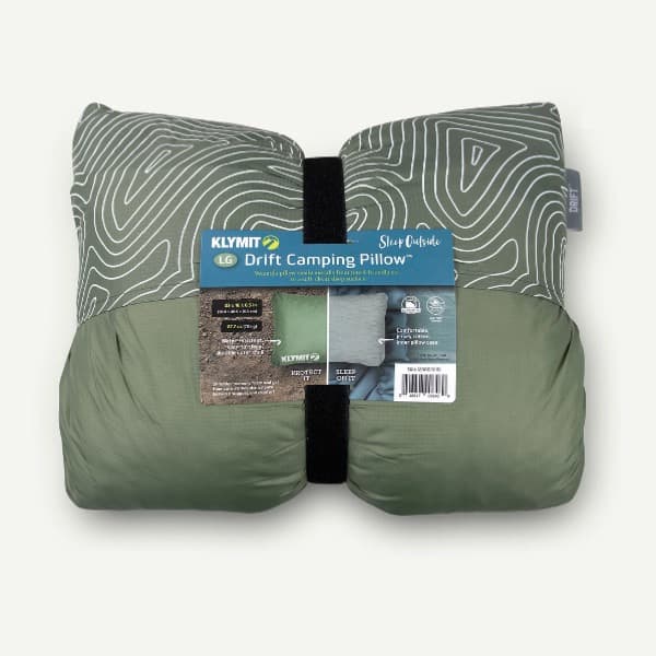 Klymit Drift Pillow Campingkissen LARGE Green 2 bei Survivalfreunde.de