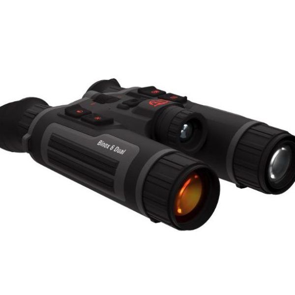 ATN Binox-6 Dual 640x512 Wärmebildfernglas – Seitenansicht rechts mit Bedienelementen