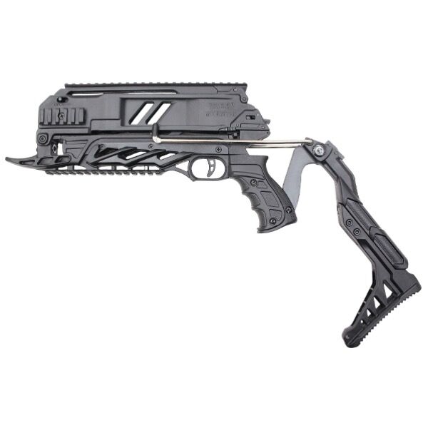 SOBEK Repetierarmbrust 80 lbs mit 7-Schuss-Magazin – Mankung Modell Seitenansicht
