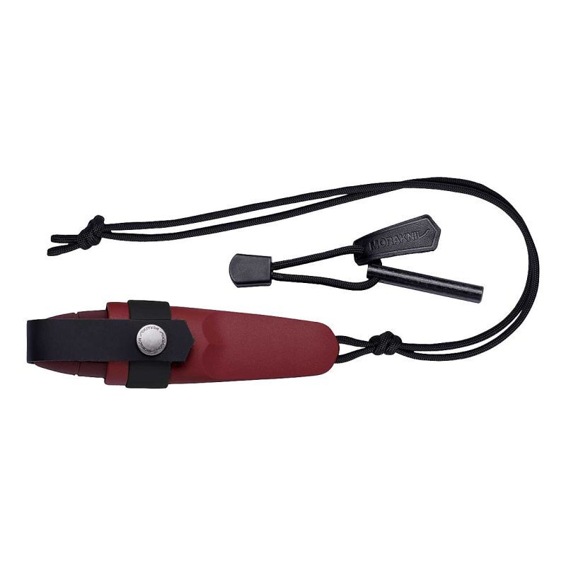 Morakniv ELDRIS mit Feuerstarter in Scheide rot