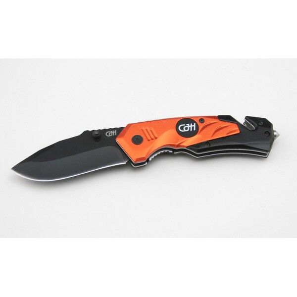 Herbertz CJH Rettungsmesser mit Clip, orange
