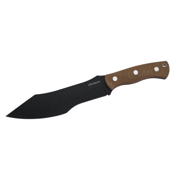 Herbertz Bushcraft Survivalmesser D2, desert Micarta