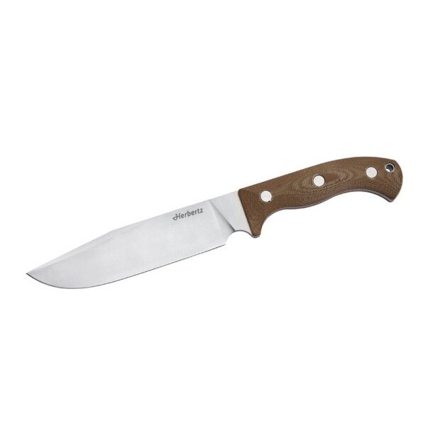 Herbertz Camp und Outdoormesser D2, Olivenholz
