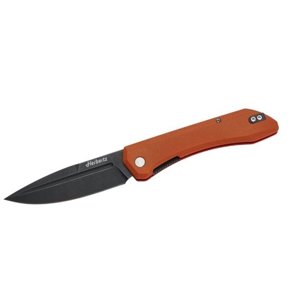 Herbertz Outdoor Taschenmesser Liner Lock, schwarz Micarta