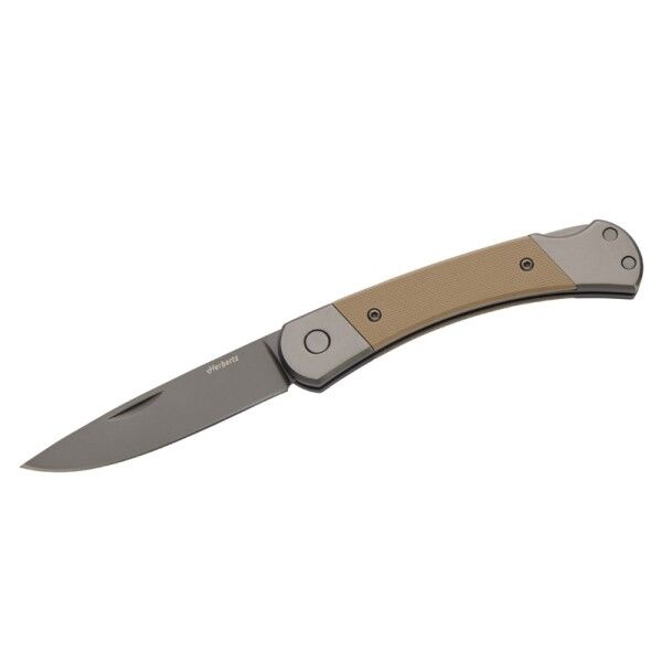 Herbertz Taschenmesser Titan Grey D2, Medium Sand