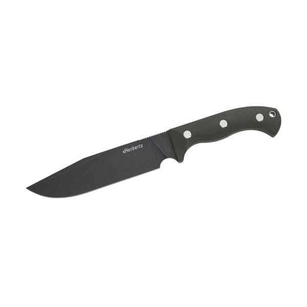 Herbertz Camp Outdoormesser D2, grün Micarta