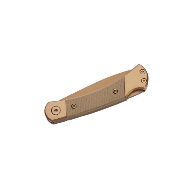 Herbertz Taschenmesser Titan Rosengold D2, Small Sand