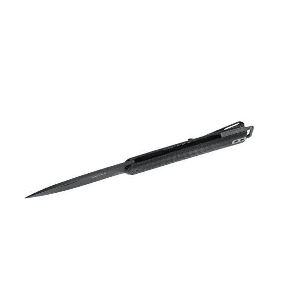 Herbertz Taschenmesser Liner Lock, schwarz Micarta