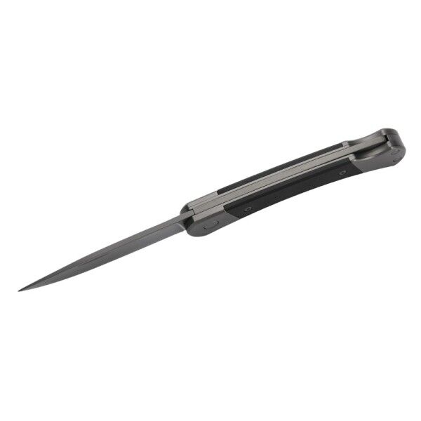 Herbertz Taschenmesser Titan Grey D2, Medium Black