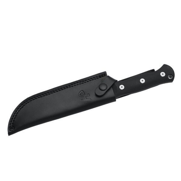 Herbertz Outdoor Survivalmesser D2, schwarz G10