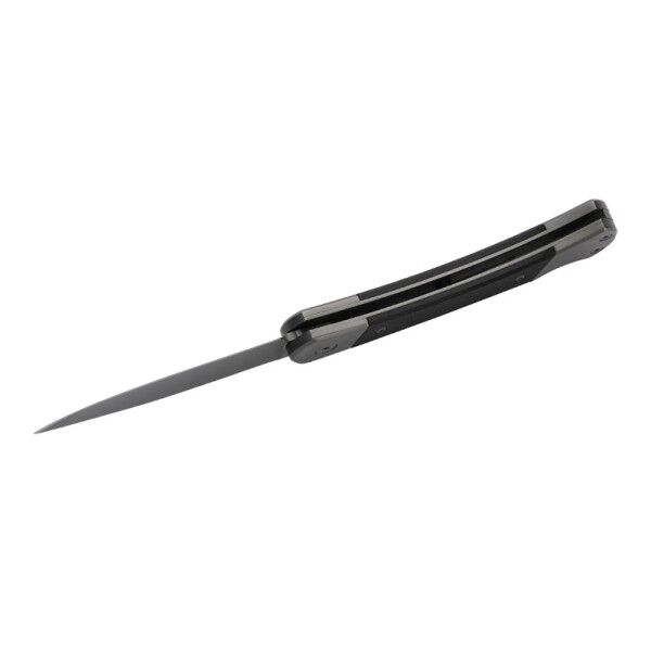 Herbertz Taschenmesser Titan Grey D2, Medium Black