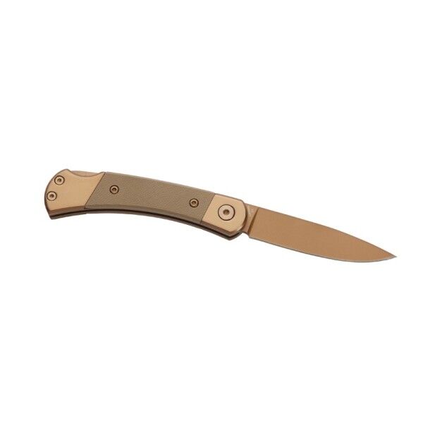 Herbertz Taschenmesser Titan Rosengold D2, Small Sand