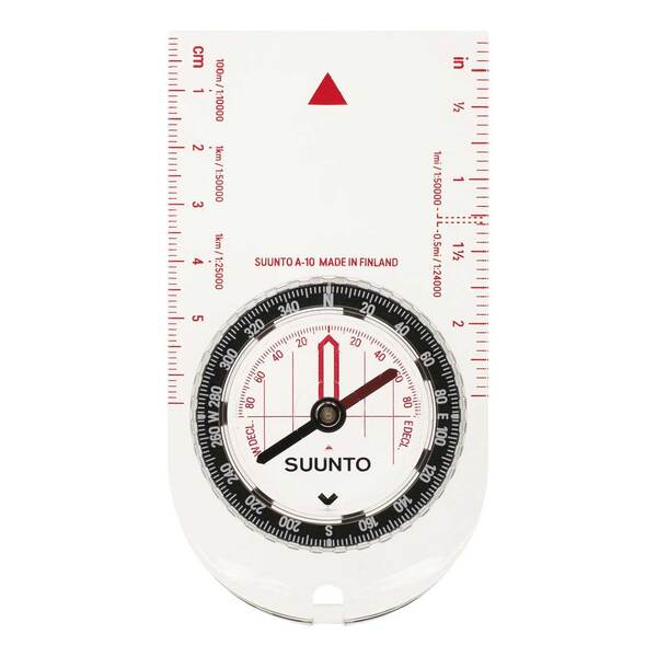 Suunto A-10 NH Kompass – Linealkompass mit transparenter Bodenplatte