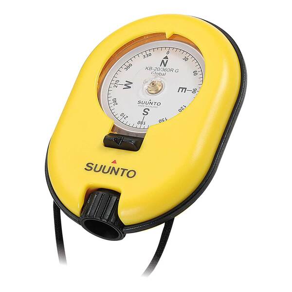 Suunto KB-20/360R Kompass – Schwimmfähiger Handpeilkompass in Gelb
