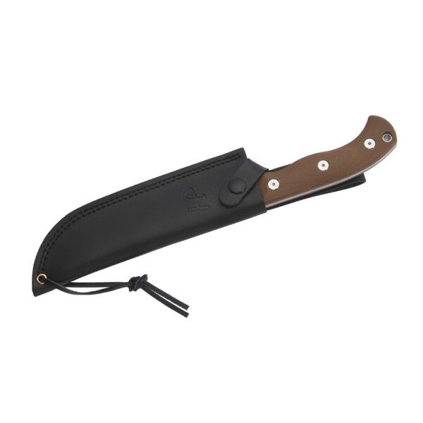 Herbertz Camp und Outdoormesser D2, Olivenholz