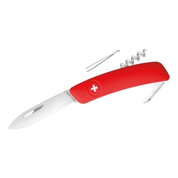 Swiza D01 rot – Schweizer Taschenmesser mit 6 Funktionen
