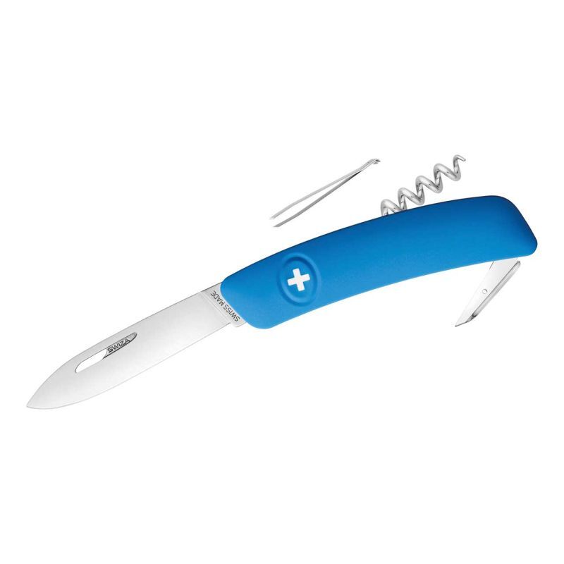Swiza D01 blau – Schweizer Taschenmesser mit 6 Funktionen