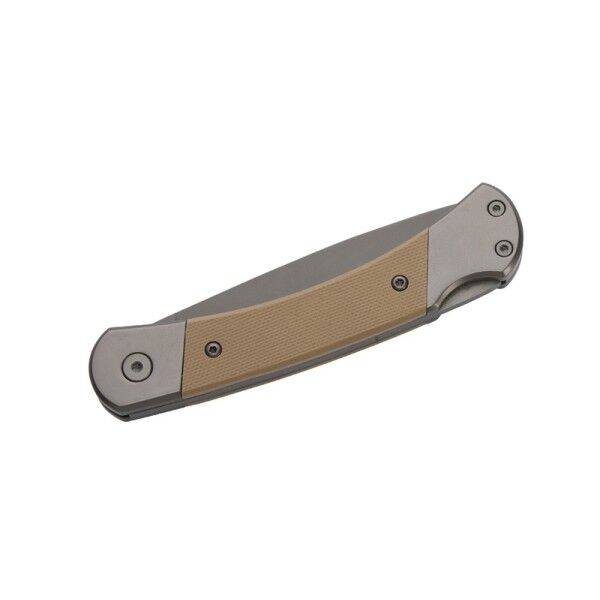 Herbertz Taschenmesser Titan Grey D2, Medium Sand