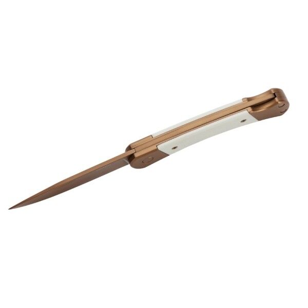 Herbertz Taschenmesser Titan Rosengold D2, Medium White