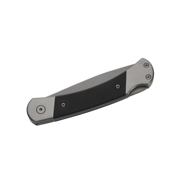 Herbertz Taschenmesser Titan Grey D2, Medium Black