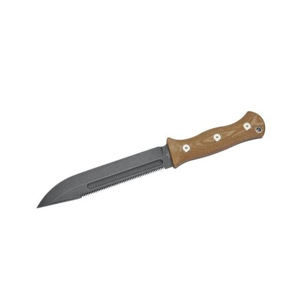 Herbertz Outdoor Survivalmesser D2, desert Micarta