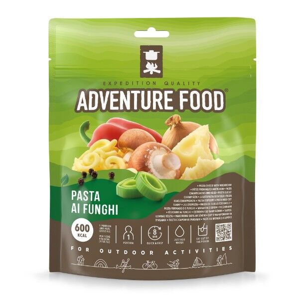 Adventure Food Pasta ai Funghi 18-Pack Verpackung Frontansicht