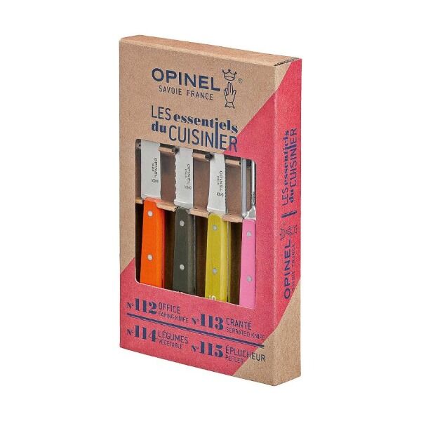 Opinel LES ESSENTIELS 50s, 4-teilig bei Survivalfreunde.de