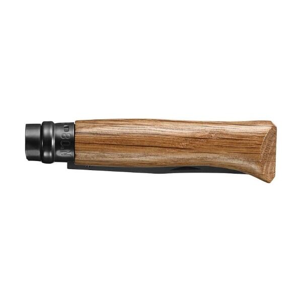 Opinel No 08 BLACK OAK, Eichenholz Ansicht 3 bei Survivalfreunde.de