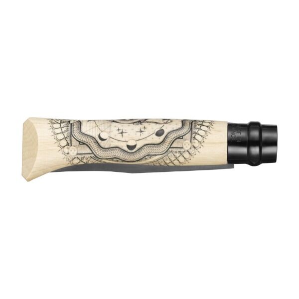 Opinel No 08 EDITION COSMOS Klappmesser, Benjamin Jeanjean Ansicht 2 bei Survivalfreunde.de