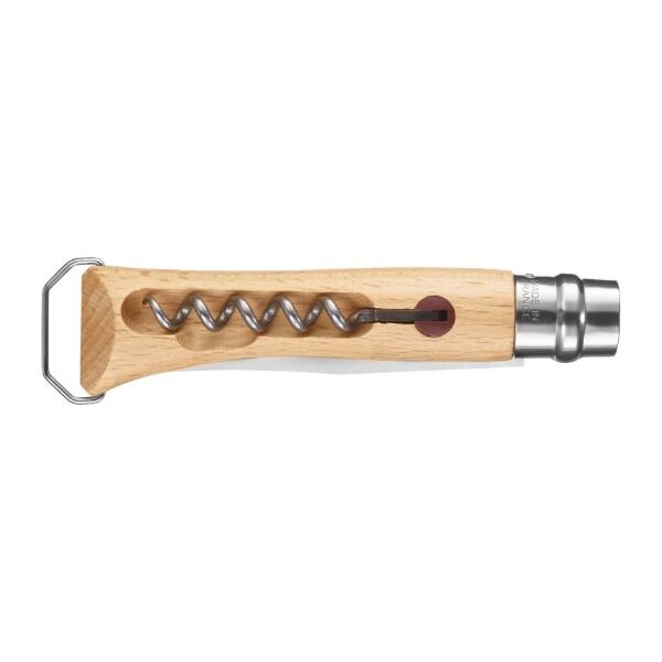Opinel No 10 Taschenmesser mit Korkenzieher Ansicht 2 bei Survivalfreunde.de