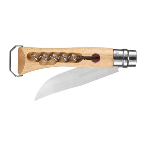 Opinel No 10 Taschenmesser mit Korkenzieher Ansicht 3 bei Survivalfreunde.de
