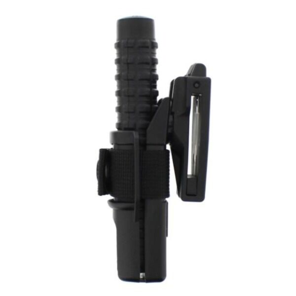 ESP Teleskopschlagstock 16 Zoll im Holster mit Guertelclip Seitenansicht