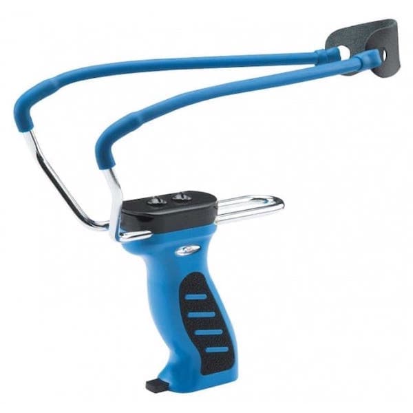 Steinschleuder Big blau bei Survivalfreunde.de