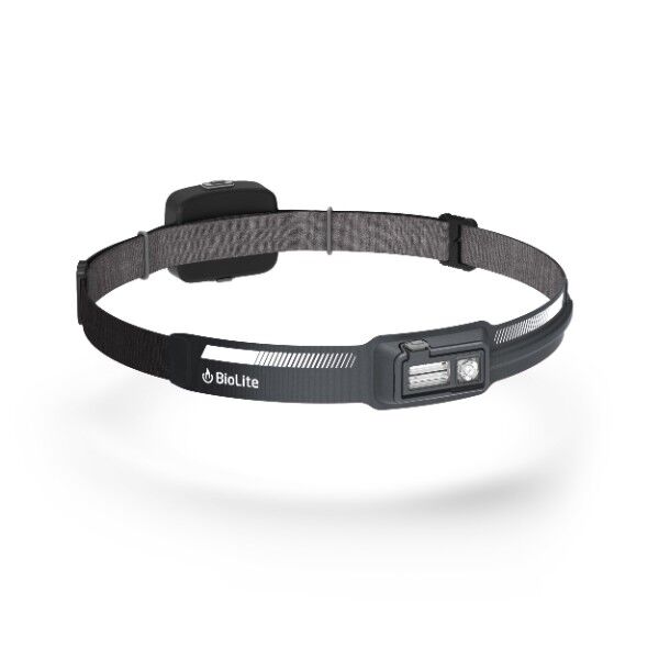 BioLite Dash 450 LED-Stirnlampe in Grau