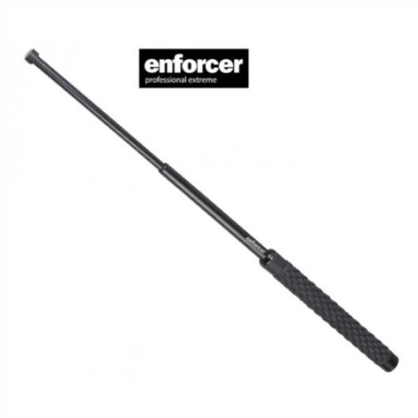 enforcer STEEL 24″ Teleskopschlagstock – gehärteter Stahl, mit Holster