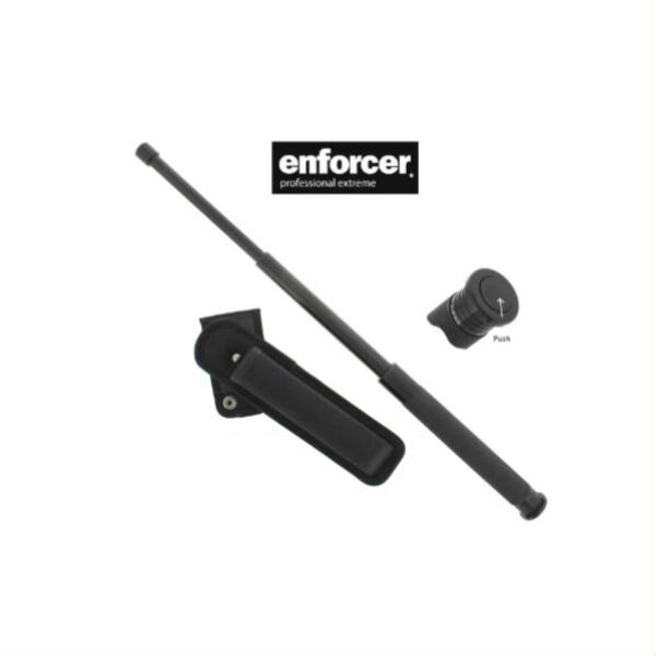 enforcer Teleskopschlagstock 24″ gehärtet mit Nylonholster bei Survivalfreunde.de