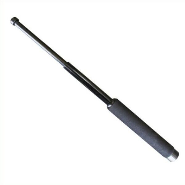 Teleskopschlagstock 16″ – 3-teilig aus Stahl, mit Gürtelholster