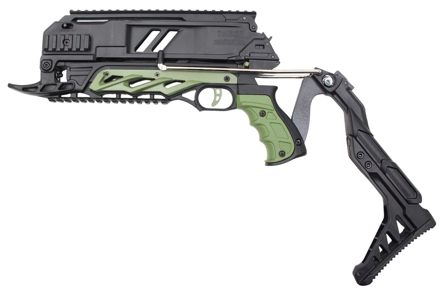 SOBEK Repetierarmbrust 80 lbs Grün mit Magazin und Aluminiumbolzen