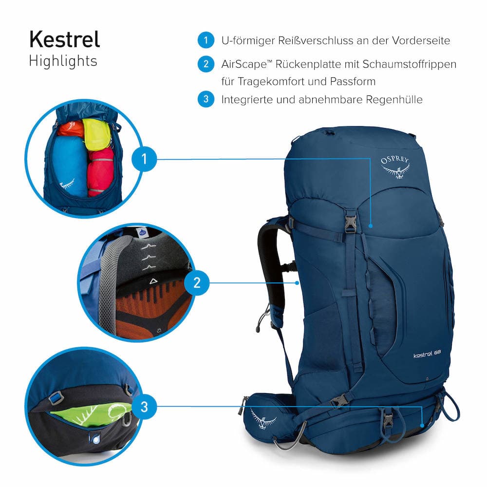 Osprey Kestrel 58 Liter – Bild 6