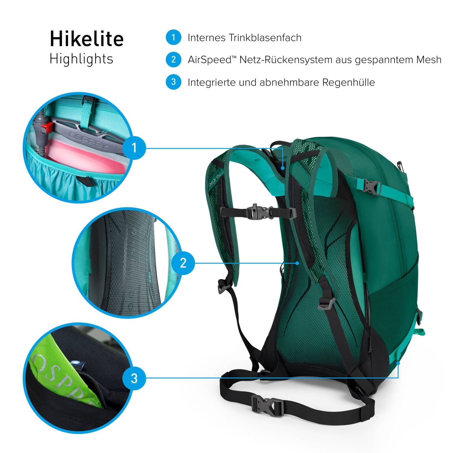 Osprey Hikelite 26 Liter – Bild 12