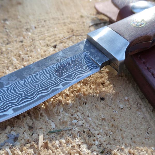 Herbertz Selektion Gürtelmesser aus Damast – Bild 4