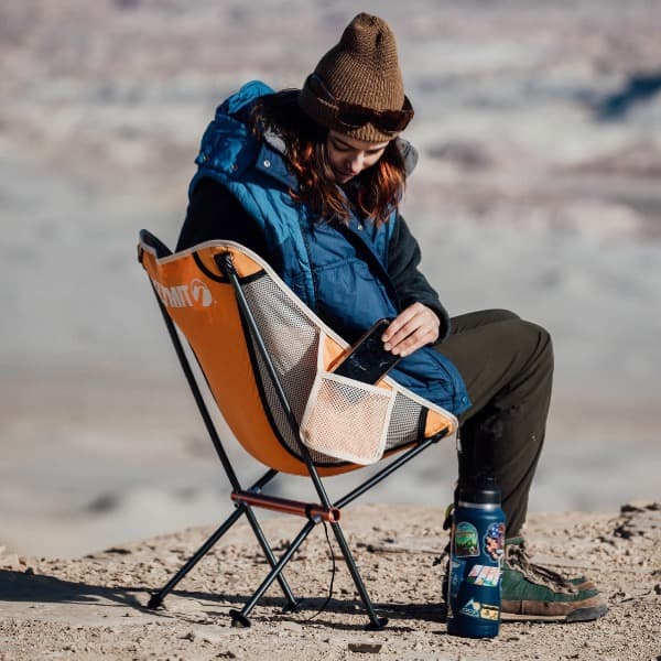 Klymit Ridgeline Short Campingstuhl Orange – Bild 5