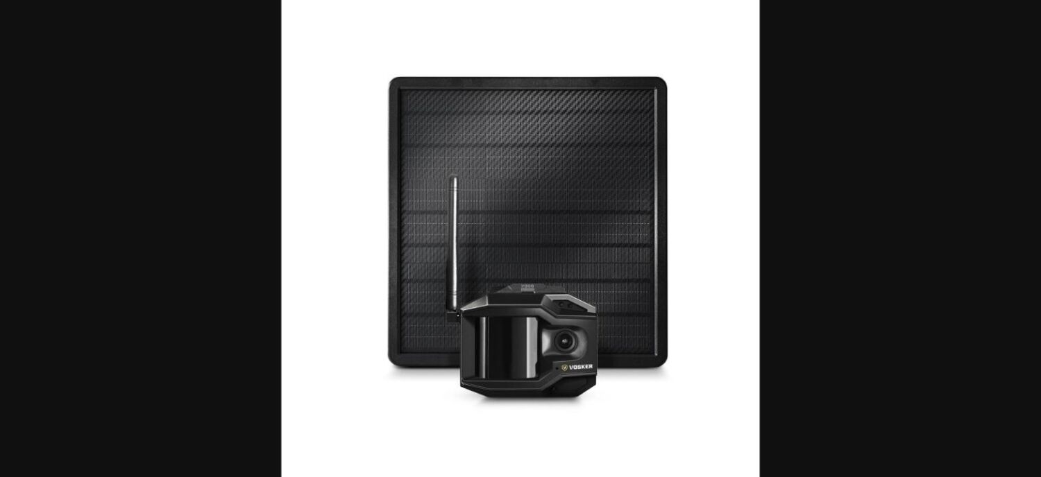 Vosker V300 Ultimate 4G-LTE Kamera und Solar-Powerbank – Seitenansicht