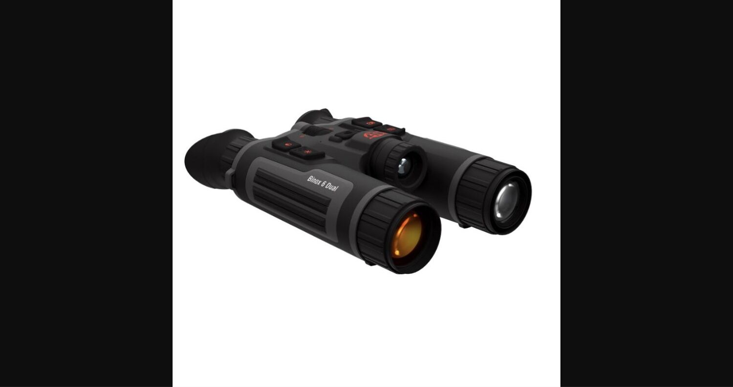 ATN Binox-6 Dual Wärmebildfernglas – Seitenansicht mit ATN Logo